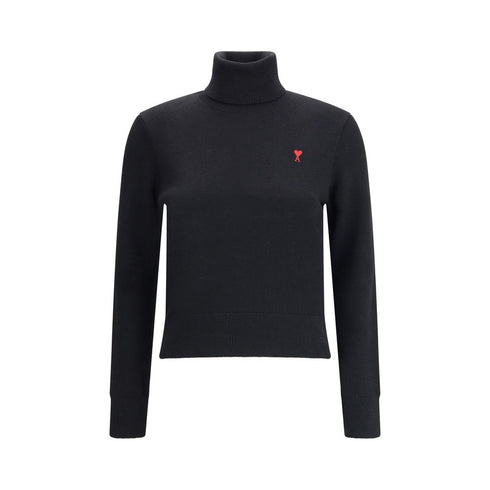 Ami Paris PULL COL ROULE AMI DE COEUR